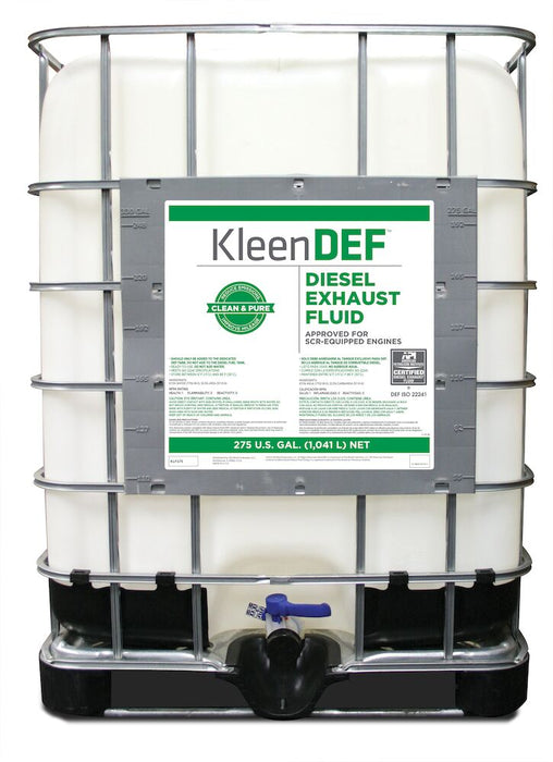 KleenDEF Diesel Exhaust Fluid - 275 Gallon