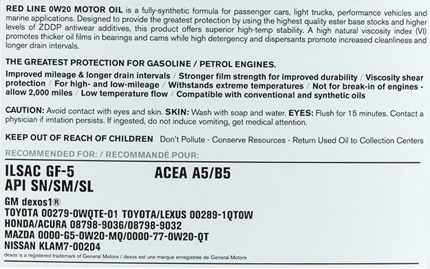 0W20 Motor Oil - 55 Gallon (Demo)