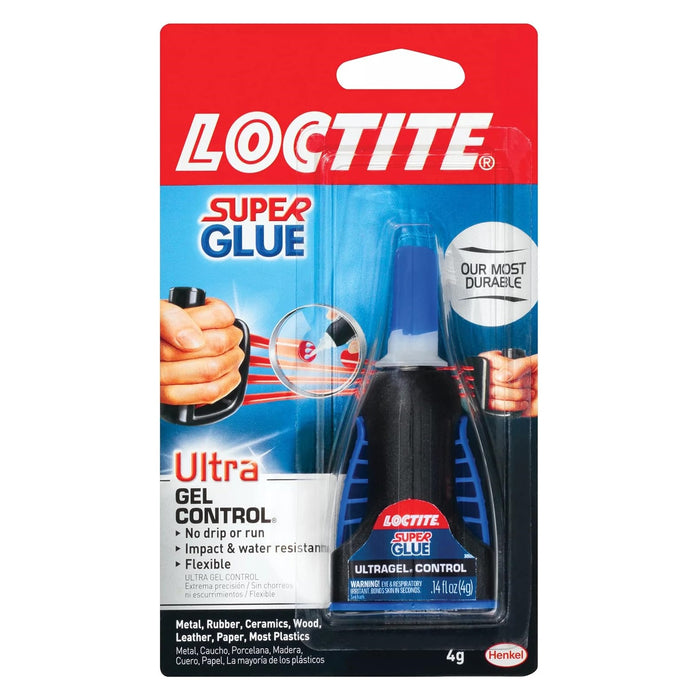 60 Count Loctite Super Glue Ultra Gel Control 0.14 oz. Bottles (4g)