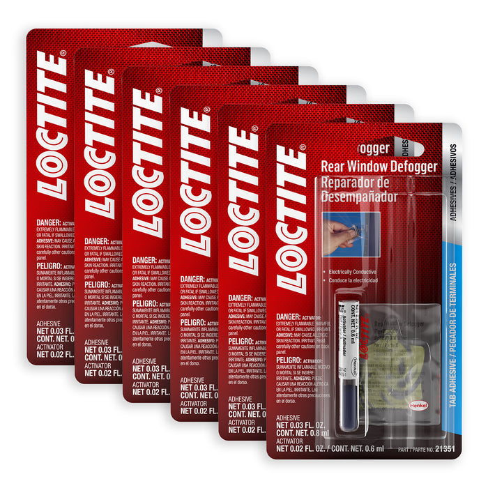 Loctite Rear Window Defogger Tab Adhesive Kit - Case of 6