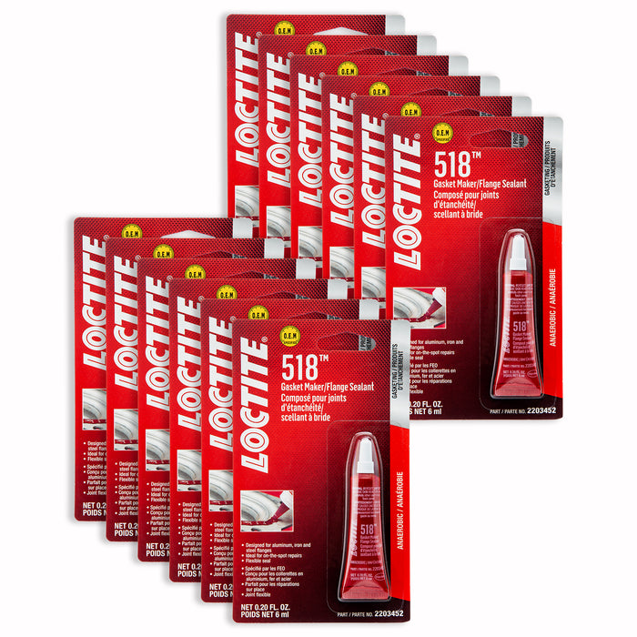 Loctite 518™ Gasket Maker / Flange Sealant 6 ml Tube - Case of 12