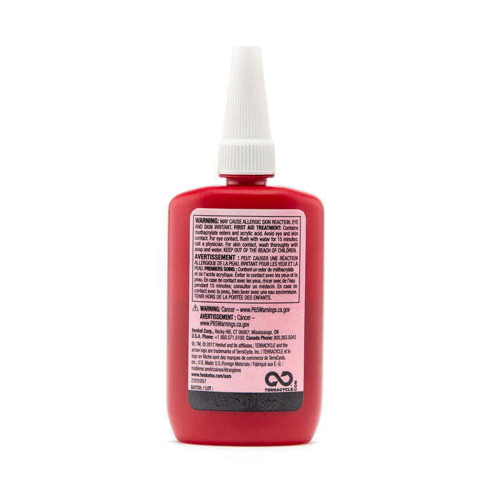 Loctite 263™ Threadlocker Red, Surface Insensitive 36 ml Bottle - Case of 6