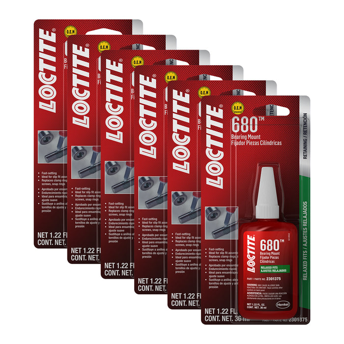 Loctite Bearing Mount 680™ - Relaxed Fits 36 ml Bottle - Case of 6
