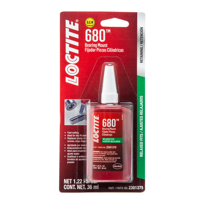 Loctite Bearing Mount 680™ - Relaxed Fits 36 ml Bottle - Case of 6