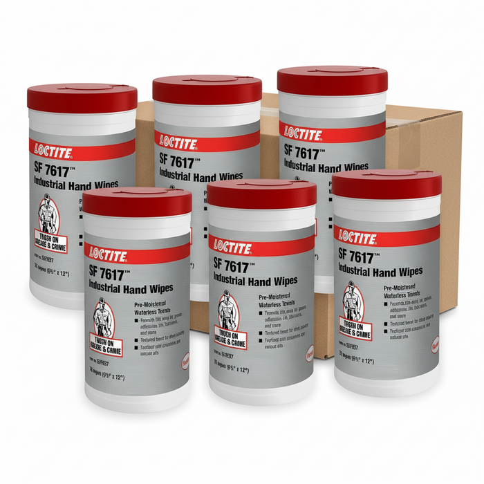 Loctite Industrial Hand Wipes 75 Count - Case of 6