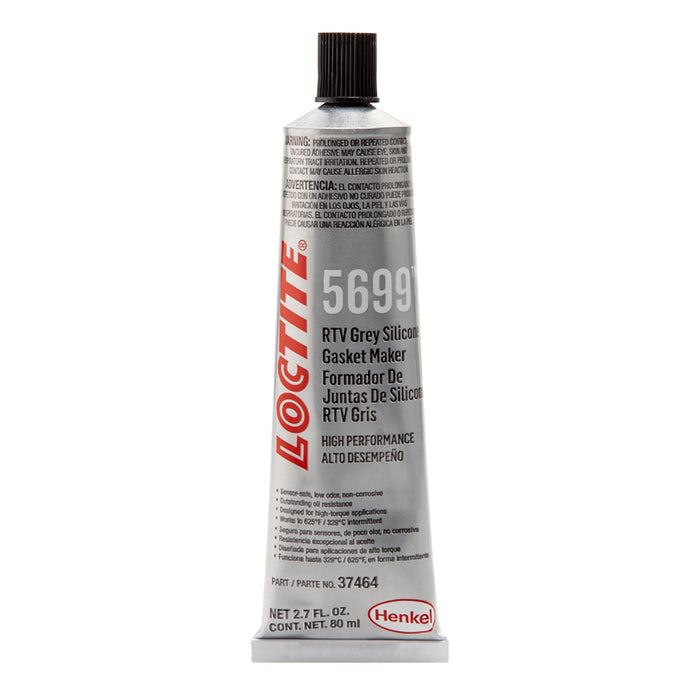 Loctite RTV 5699 Gray Silicone Gasket Maker 80 ml Tubes - Case of 6