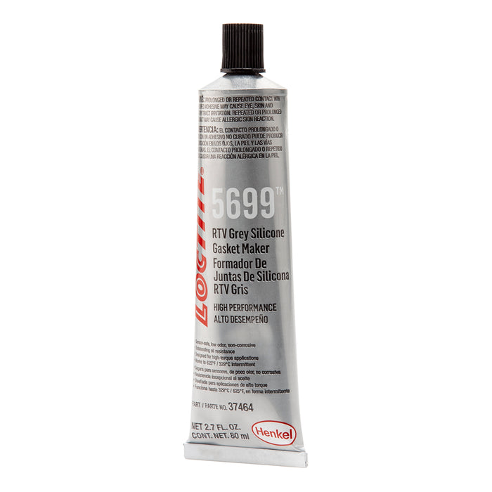 Loctite RTV 5699 Gray Silicone Gasket Maker 80 ml Tubes - Case of 6
