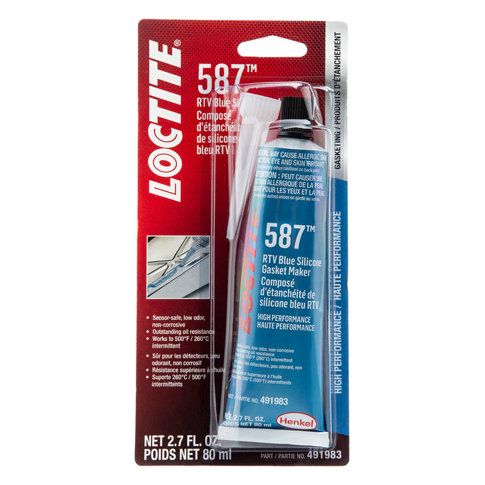 Loctite RTV 587™ Blue High Performance Silicone 80 ml Tube - Case of 12