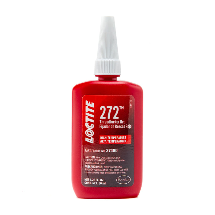 Loctite 272 High Temperature Threadlocker Red 36 ml Bottles - Case of 6