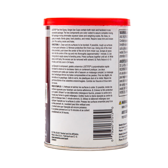 Loctite Epoxy Mixer Cups - Fast Cure, 10-4g cups - Case of 10