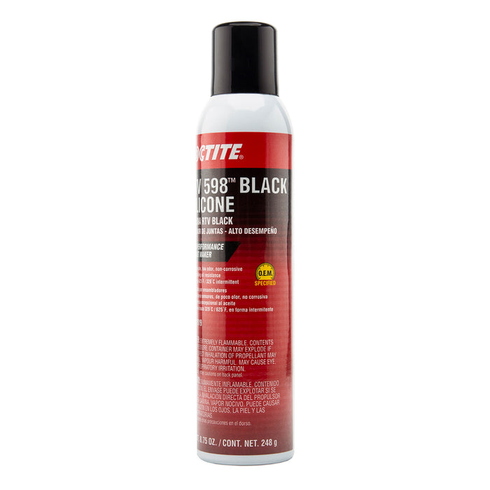 Loctite 598™ RTV Black High Performance Silicone 8.75 oz. Can - Case of 6
