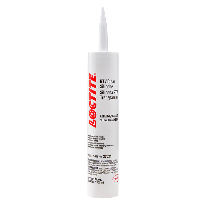 Loctite RTV Clear Silicone Adhesive/Sealant 300 ml Cartridge - Case of 10