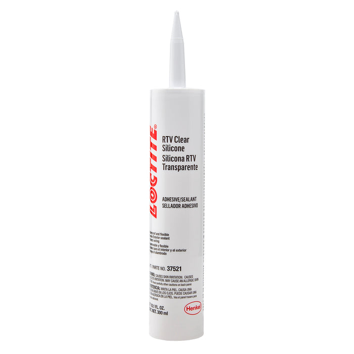 Loctite RTV Clear Silicone Adhesive/Sealant 300 ml Cartridge - Case of 10