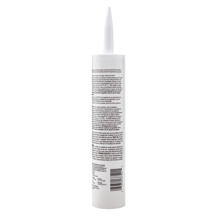 Loctite RTV Clear Silicone Adhesive/Sealant 300 ml Cartridge - Case of 10
