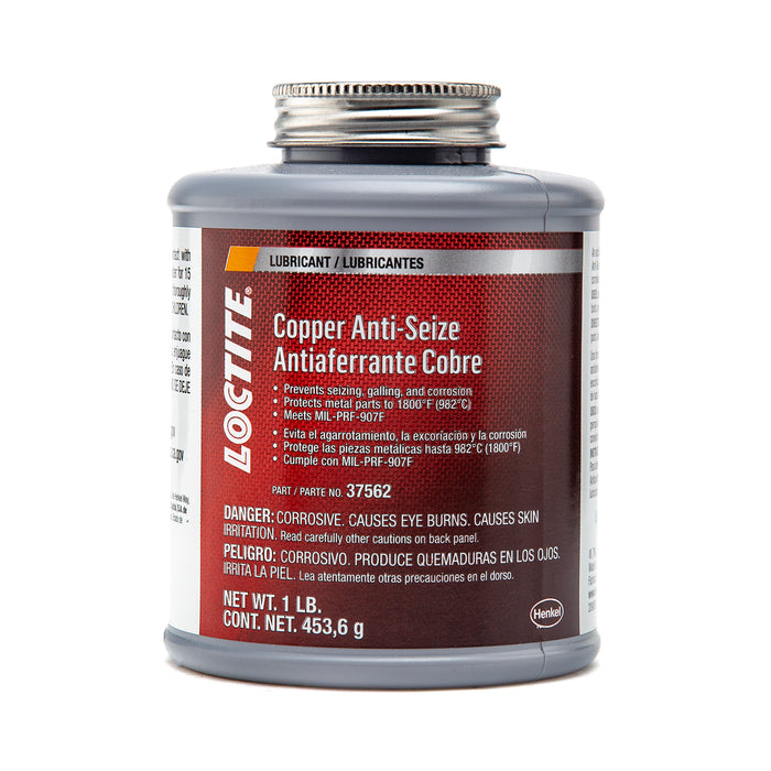 Loctite Copper Anti-Seize Lubricant 1 lb. brushtop Jar - Case of 12