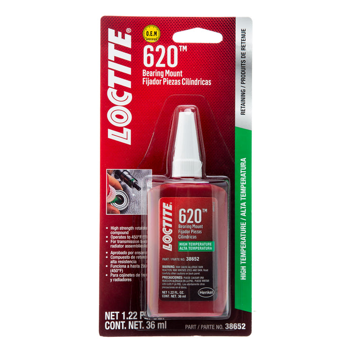 Loctite 620 High Temperature Bearing Mount – 36 ml - 6 Count - Only for Loctite Rack Owners