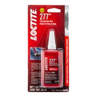 Loctite Threadlocker 277 - Large Threads/Red 36ml Bottle - Case of 6