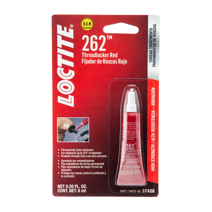 36 Count Loctite 262 Red Threadlocker Automotive Grade 0.2 oz. Tubes (6mL)