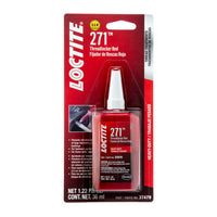 Loctite 271 Red Threadlocker Heavy-Duty 1.22 oz. Bottles - Case of 6