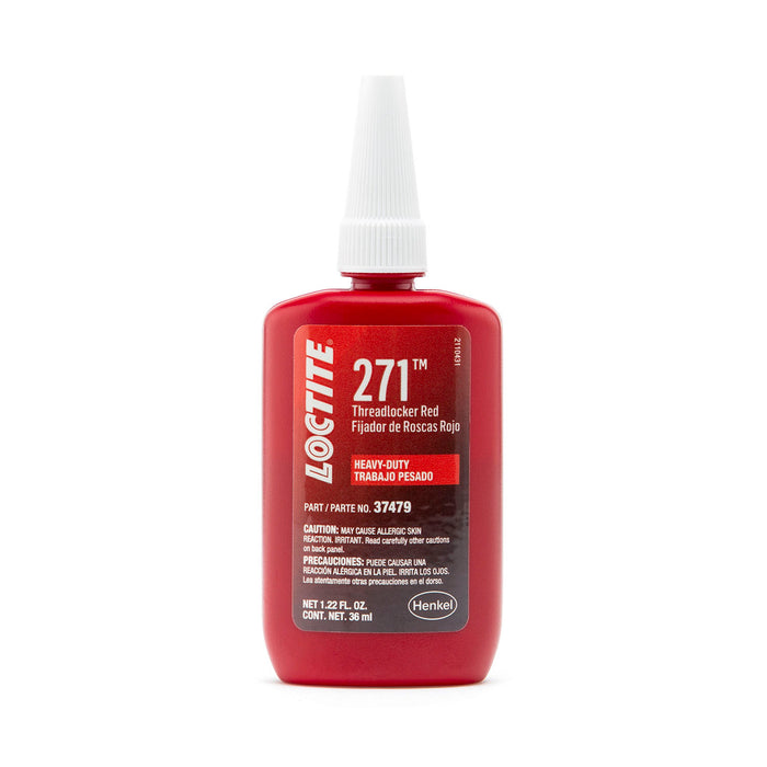 24 Count Loctite 271 Red Threadlocker Heavy-Duty 1.22 oz. Bottles (36mL)