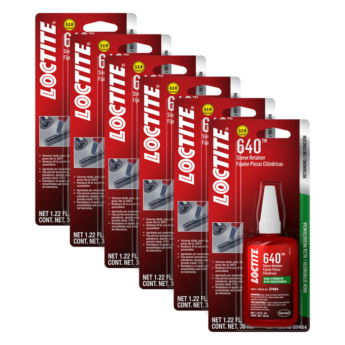 Loctite Sleeve Retainer 640™ - High Strength 36 ml Bottle - Case of 6