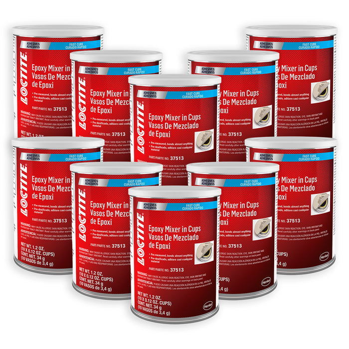 Loctite Epoxy Mixer Cups - Fast Cure, 10-4g cups - Case of 10