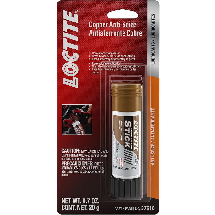 Loctite 504468 37616 Copper Anti-Seize Wax Stick Card