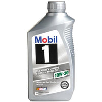 Mobil 1 Advanced 10W-30 Full Synthetic Motor Oil Quart Bottles - Case of 6
