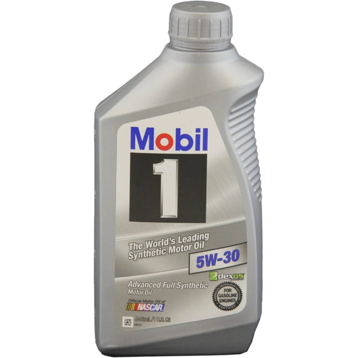 24 Count Mobil 1 Advanced 5W-30 Full Synthetic Motor Oil Quart Bottles