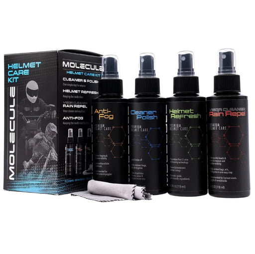 Helmet Care Kit 4oz Sprays with Microfiber