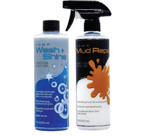 EXTREME CLEAN DUO 2-Part Vehicle Wash Kits (16 oz. Wash+Shine / 16 oz. Mud Repel) 6 Kits
