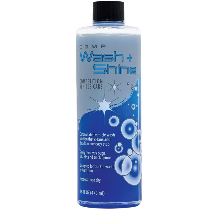 6 Count WASH+SHINE Foaming Car Wash Solution 16 oz. Bottles