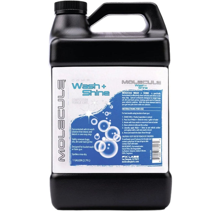 4 Count WASH+SHINE Foaming Car Wash Solution Gallon Jugs