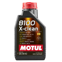 Motul 8100 X-Clean 5W40 Motor Oil Liter Bottles 1 Liter 12 x 1L Bottles