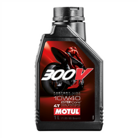 Motul 300V 4T Factory Line 10W40 Synthetic Oil 1 Liter 12 x 1L Bottles