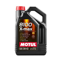 Motul 8100 X-max 0W40 Motor Oil 5 Liter 4 x 5L Bottles