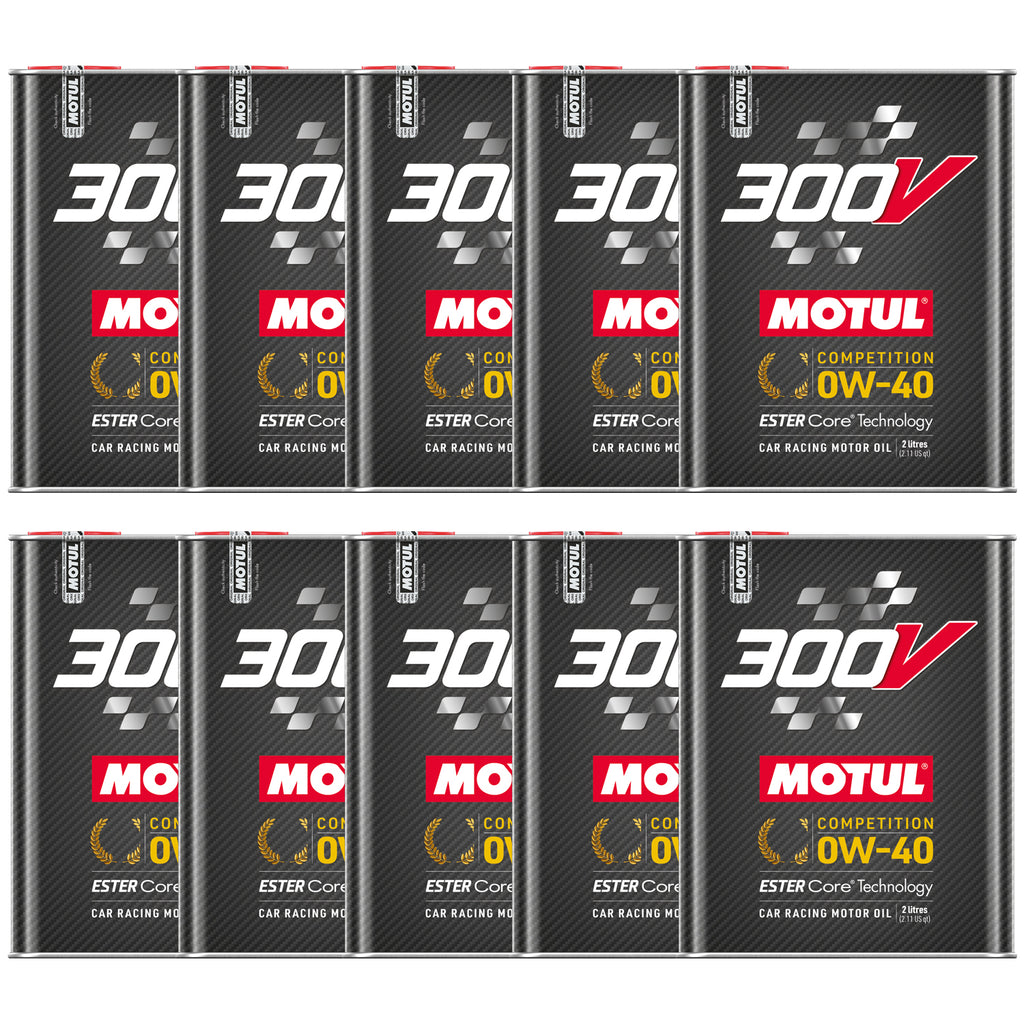 Motul 300V 5W50 POWER Car Racing Motor Oil 2 Liter 10 x 2L Bottles