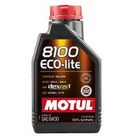 Motul 8100 ECO-LITE 5W30 Motor Oil 1 Liter 12 x 1L Bottles