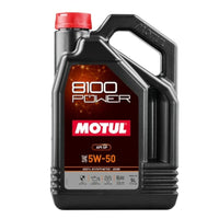MOTUL 8100 POWER 5W50 5 Liter 4 x 5L Bottles