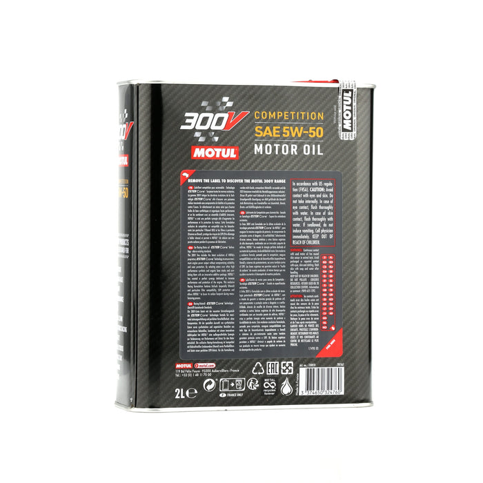 Motul 300V 5W50 POWER Car Racing Motor Oil 2 Liter 10 x 2L Bottles