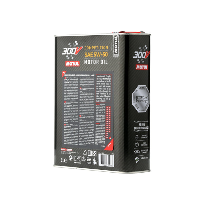 Motul 300V 5W50 POWER Car Racing Motor Oil 2 Liter 10 x 2L Bottles