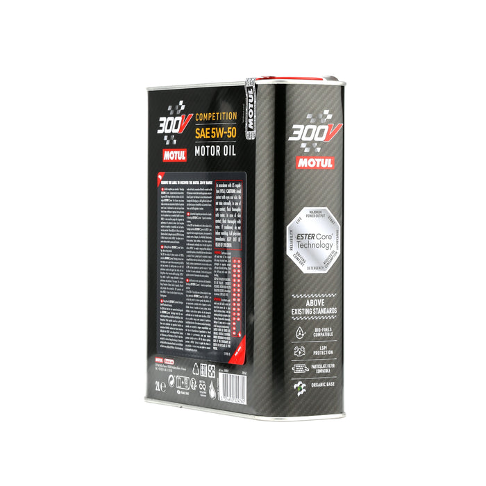 Motul 300V 5W50 POWER Car Racing Motor Oil 2 Liter 10 x 2L Bottles