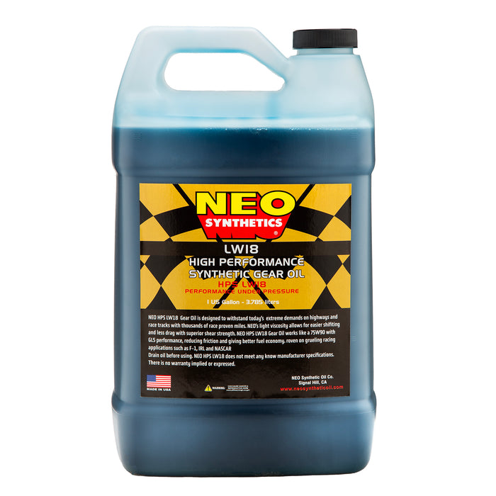 NEO Synthetics LW18 Synthetic Gear Oil Gallon Jugs 8 Jugs