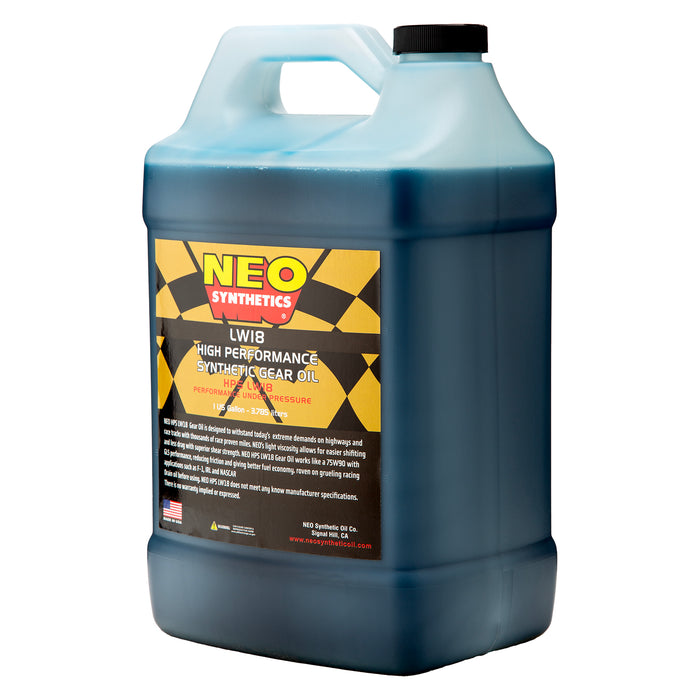 NEO Synthetics LW18 Synthetic Gear Oil Gallon Jugs 8 Jugs