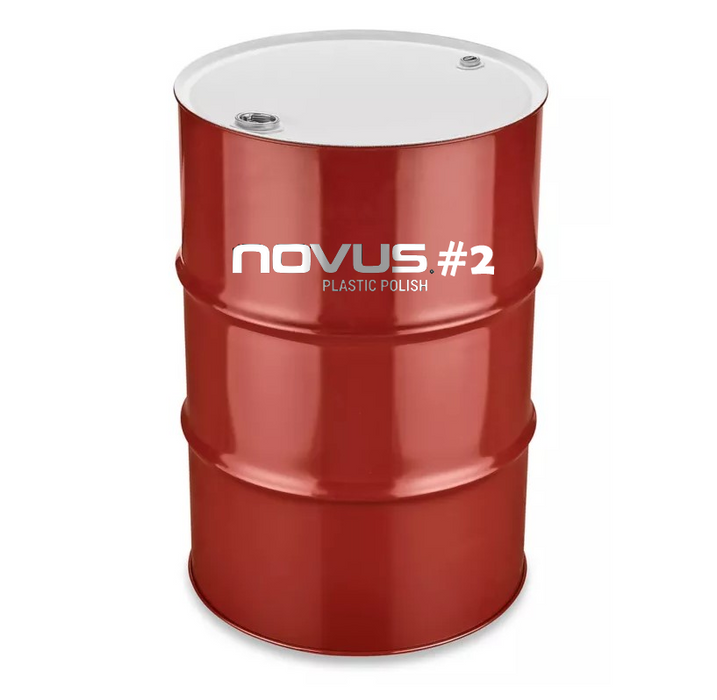 Novus Plastic Polish #2 - Light Scratch Remover - 55 Gal Drum