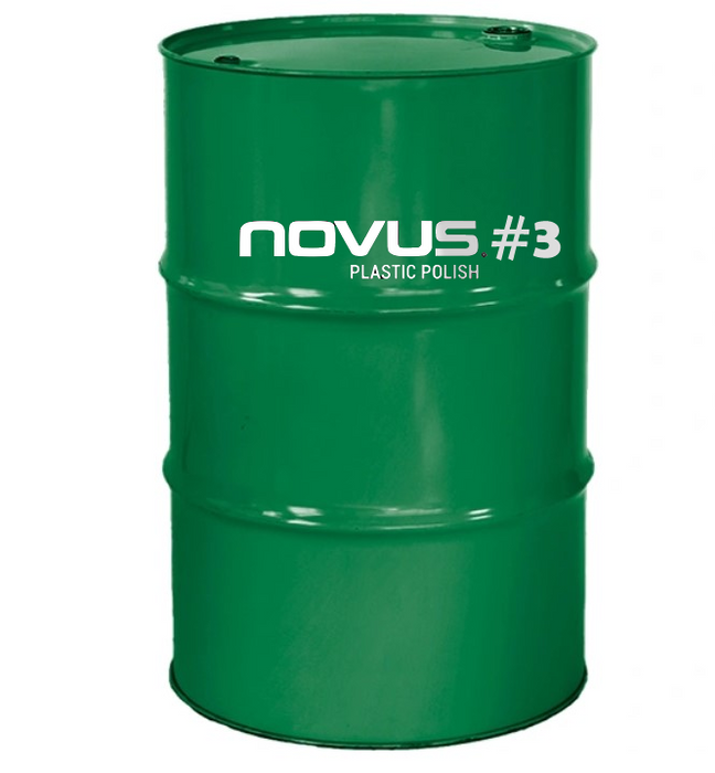 Novus Plastic Polish #3 - Heavy Scratch Remover - 55 Gal Drum