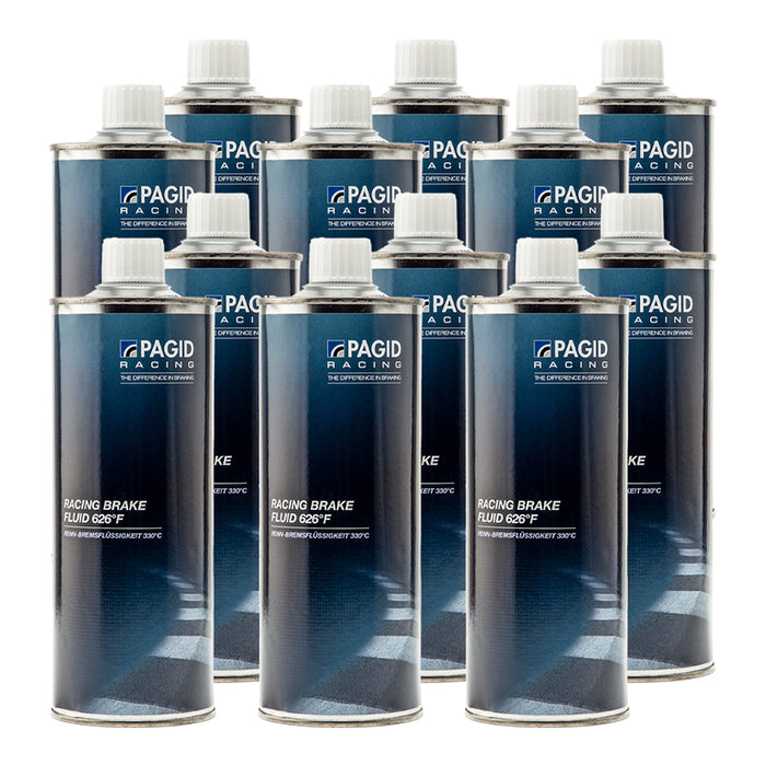 Pagid Racing Brake Fluid - Case of 12 × 0.5 L (16.9 fl oz) Cans