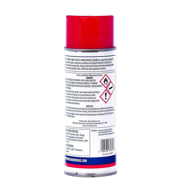 12 Count Prist Acrylic and Plastic Windscreen Cleaner Foam Spray 13 oz.