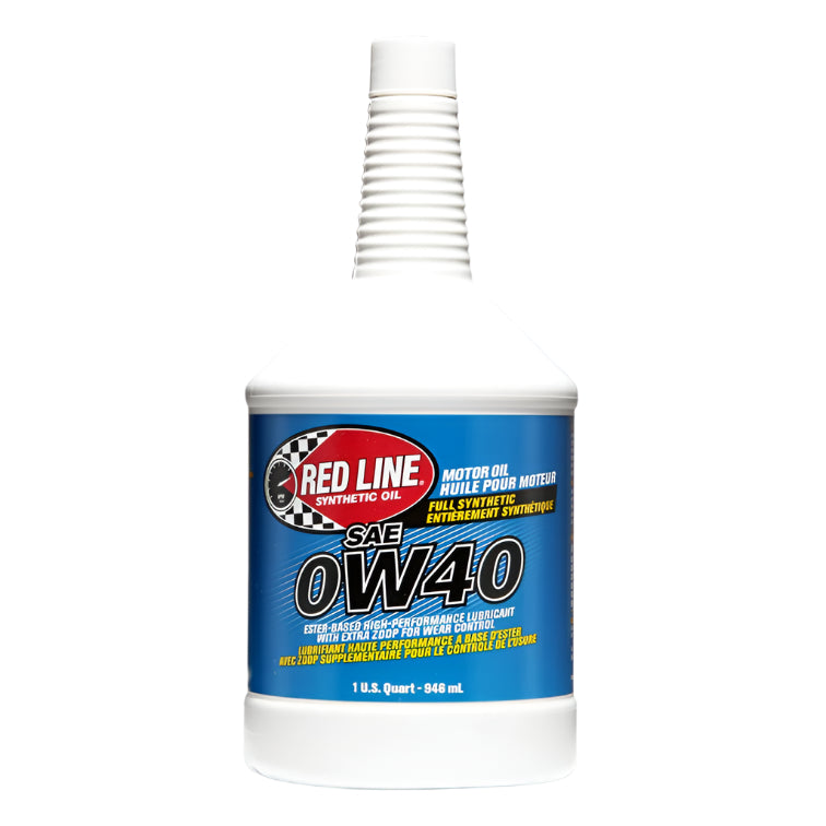 Red Line 0W40 Motor Oil 1 Quart Bottles - Case of 12 — Bulk55