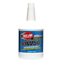 Red Line 10W50 Motor Oil Quart Bottles - Case of 12